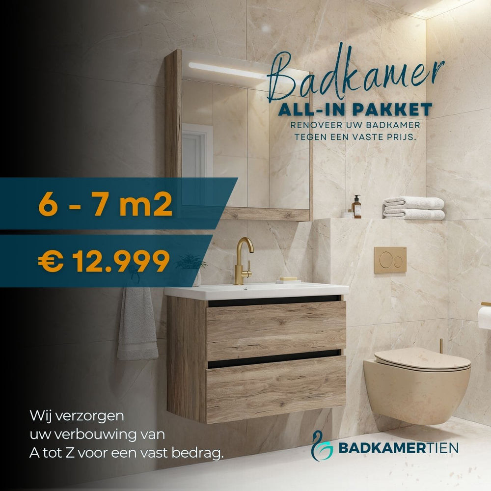 Badkamer All in Pakket tot 6-7 m2