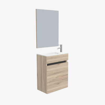 Almera 40 cm Duitse Eik Toiletmeubel Set