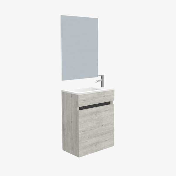 Almera 40 cm Lissabon Onderkast 1 Deur Toiletmeubel Set