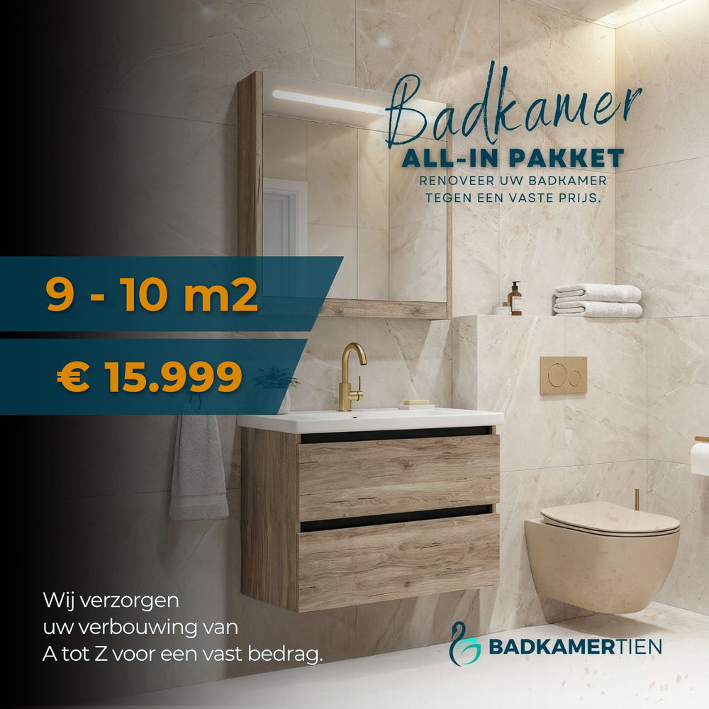 Badkamer All in Pakket tot 9-10 m2