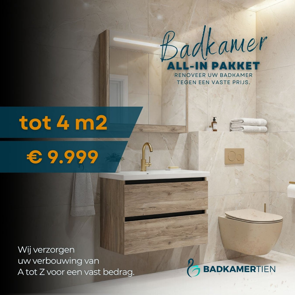 Badkamer All in Pakket tot 4 m2
