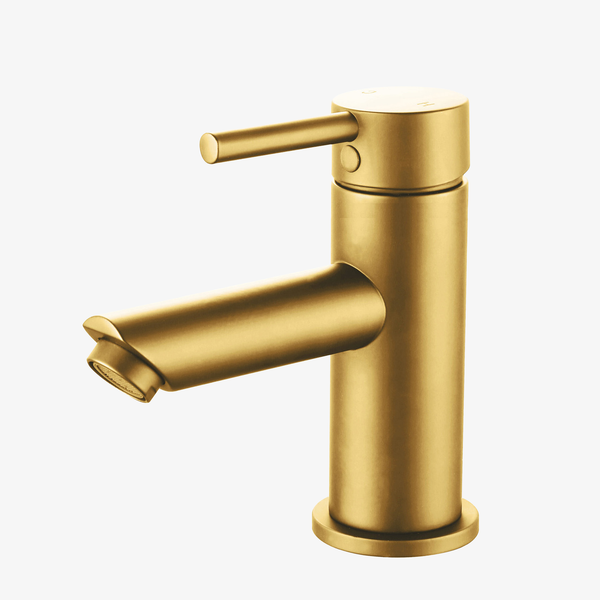 Wastafelmengkraan Bloem Met Eenhendel Opbouw Rond 3/8 Inch Brushed Gold