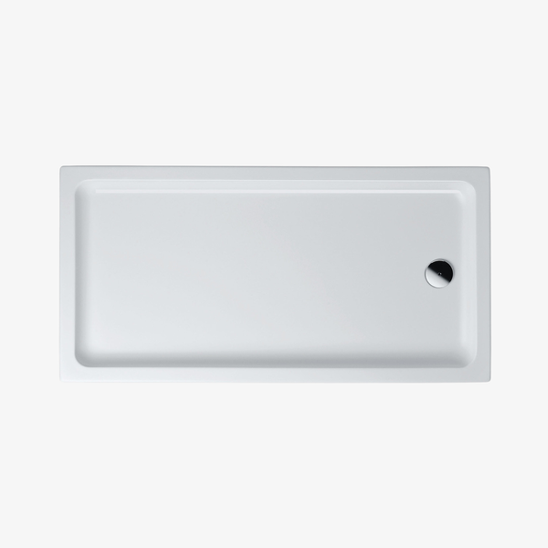 Douchebak Acryl Dimphy Rechthoek Wit 120x90x4 cm