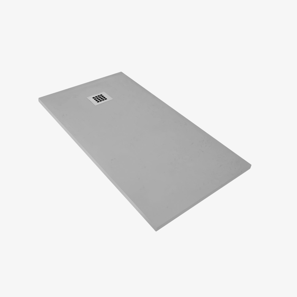 Douchebak Composietsteen Froukje Grijs 90x90x3 cm