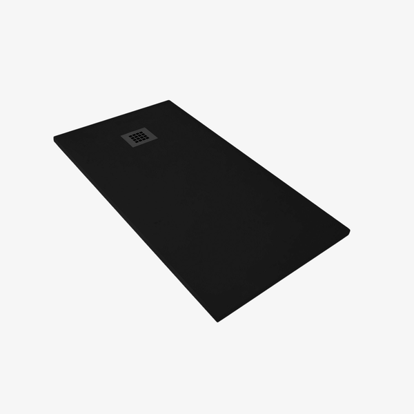 Douchebak Composietsteen Froukje Mat Zwart 90x90x3 cm