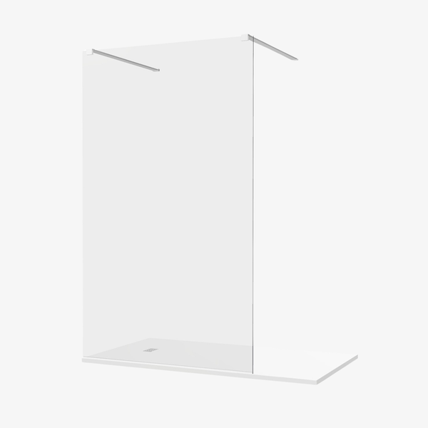 Inloopdouche Martine Transparant Dubbele Entree 120 cm 8 mm - Nano - Omkeerbaar