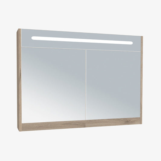 Led Spiegelkast Duitse Eik 100 cm