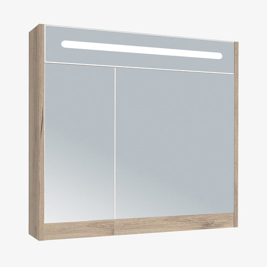 Led Spiegelkast Duitse Eik 80 cm