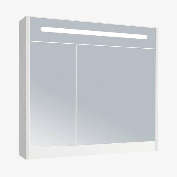 Led Spiegelkast Hoogglans Wit 80 cm