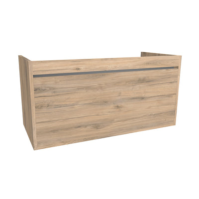 Oberhausen 100 cm Dorado - Onderkast MDF - Softclose semi handgreep 1 Lade - Wastafelmeubel Voor Waskom