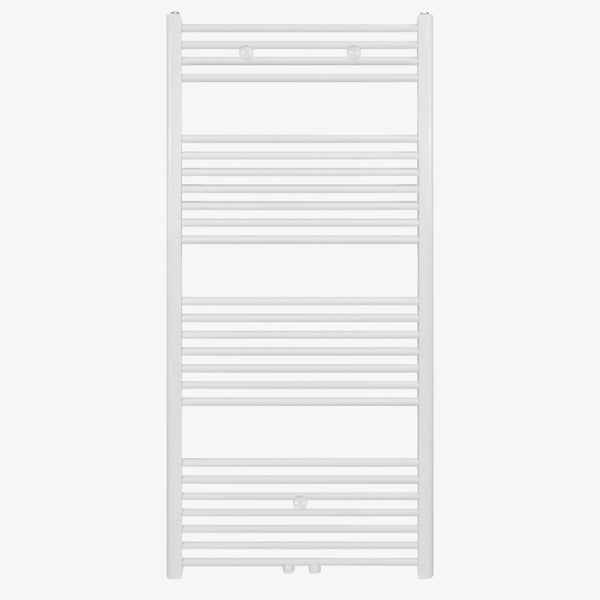 Radiator Barbara 140x60 cm Links-Rechts 754 Watt / Midden Wit