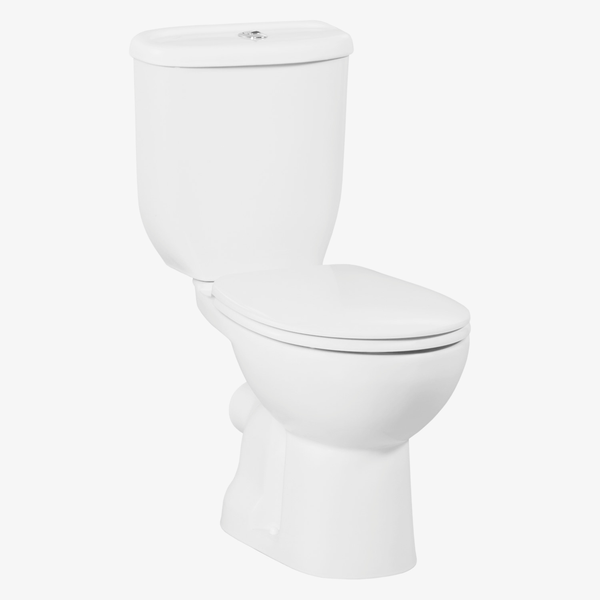 Staand Toilet Lize - met Bidet functie - PK Achteraansluiting op de wand - Spoelwater Reservoir Niet İnbegrepen (Apart bij bestellen)