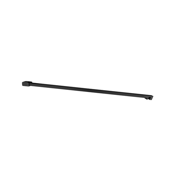 Stabilisatiestang Rosa voor Douchewand - Muur bevestiging - Lengte 60-120 cm Mat Zwart
