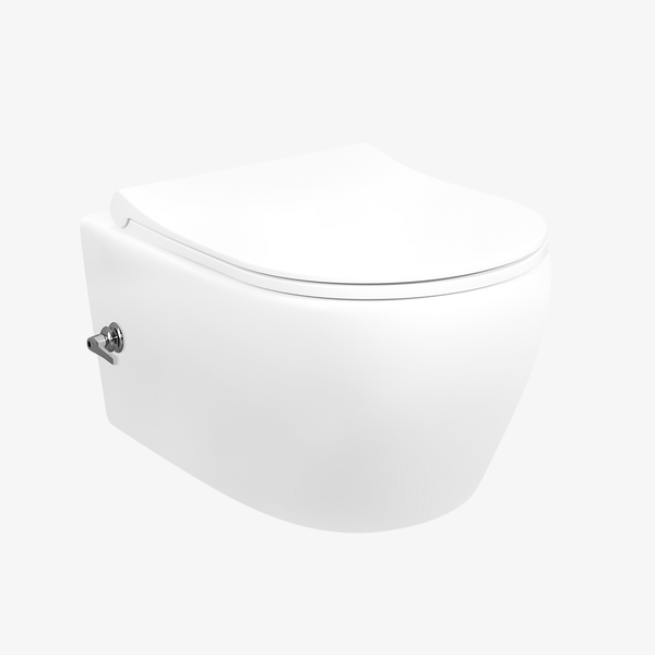 Wandcloset Wit - Bidet Mimi - Warm/Koud